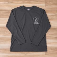 新品 ルスデランパラ 長袖Tシャツ チャコール S 5.6ozのサムネイル