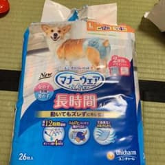 ユニ・チャーム マナーウェア 高齢犬用 紙オムツ L 26枚のサムネイル