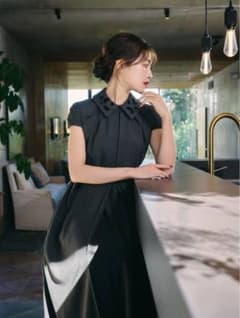 Embroidery collar Dress S L'AUBE BLANCのサムネイル