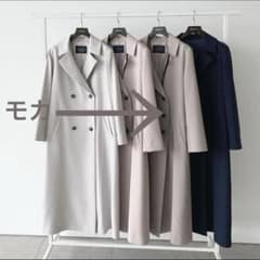 ジャスグリッティー スプリングロングコート モカ - メルカリ