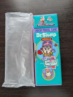 쇼와 레트로 Dr. 슬럼프 아라레 찬 붓 넣어 붓 상자 미사용품 토리야마 아키라