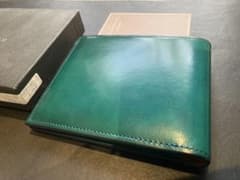 【新品】YUHAKU YFP140 ユハク ターコイズブルー 二つ折り財布 新品】YUHAKU YFP140 ユハク ターコイズブルー 二つ折り財布 - メルカリ