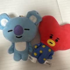 BT21 KOYA TATA ぬいぐるみ マスコット 2点セットのサムネイル