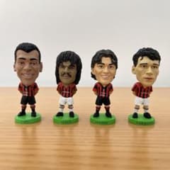 サッカーフィギュア 4体セット ACミラン - メルカリ