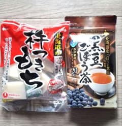 Thumbnail of 切り餅（350g）&黒豆ごぼう茶（ノンカフェイン）セット　北海道産