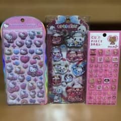 COTTONPUFFY SEALキティちゃん　ウォーターシール　タイルシールのサムネイル