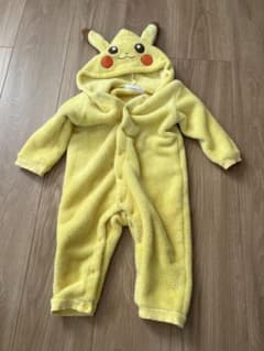 ポケモン ピカチュウ 着ぐるみ ロンパース 80cmのサムネイル