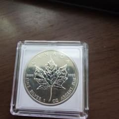 カナダ 1オンス 999 銀貨 1989年 - メルカリ