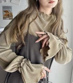 classicalelf キャンディー スリーブ プリーツ メロー トップス M