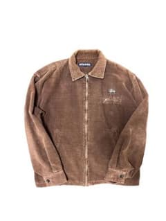 90s stussy コーデュロイジャケット 紺タグ　USA製のサムネイル