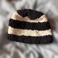 grace hats 국경 무늬 니트 모모 모코모코 모자