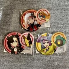 ポケモンマスターズEX ポケモン&トレーナー缶バッジ 3個セット - メルカリ