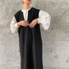 ❤︎様専用　セレクトモカ　キーネックロングベストワンピースのサムネイル
