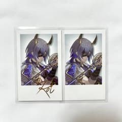 にじさんじ 小柳ロウ 箔押し チェキ風カード - メルカリ