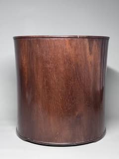 古美術 唐木 黄花梨 筆筒 筆立 素工 文房具 木製 置物 時代物 旧蔵