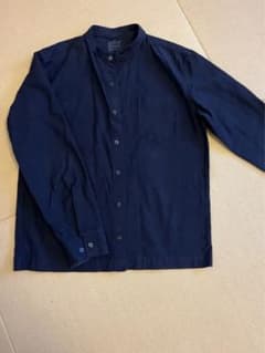 無印良品  ノーカラーシャツ Sのサムネイル