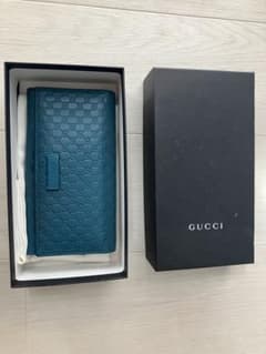 GUCCI 長財布 マイクログッチシマ ブルー(箱、説明書あり) GUCCI 長財布 マイクログッチシマ ブルー(箱、説明書あり) - メルカリ