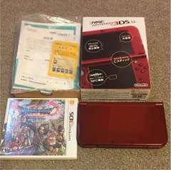 3DSLL美品 メタリックレッド DQ11セットのサムネイル