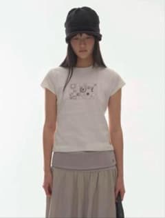 COYSEIO COY WAFFLE T-SHIRT ホワイトのサムネイル