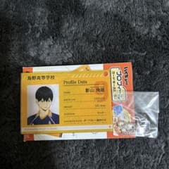 影山飛雄 プロフィールカードキーホルダーのサムネイル