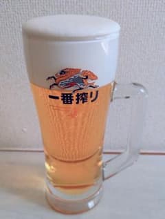 食品サンプル キリン一番搾り 生ビール中ジョッキ キリンビール