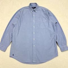 ラルフローレン THE BIG FIT 裾ポニー BDシャツ 現行QRタグ 青S ラルフローレン THE BIG FIT 裾ポニー BDシャツ 現行QRタグ 青S - メルカリ