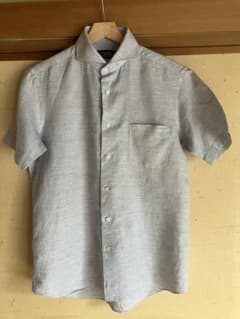 Maker's Shirt 鎌倉　半袖シャツ Mサイズ 薄い青のサムネイル