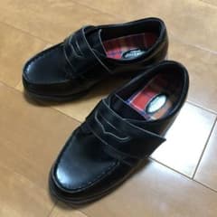 マジックテープで止められるキッズローファー  黒　21cmのサムネイル