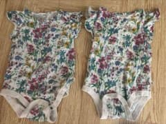 baby gap 花柄ロンパース 12-18ヶ月 2点セットのサムネイル