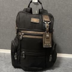 TUMI ALPHA BRAVO KNOX リュック 大容量 レザー 黒 - メルカリ