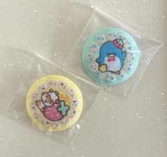 サンリオキャラクターズ 刺繍缶バッジビスケット4 ・2個セット