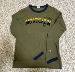 チャンピオン 長袖Tシャツ　カーキのサムネイル