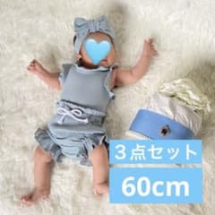 セットアップ ロンパース ヘアバンド付きのサムネイル