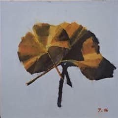 #48 油絵 ペインティング 原画「黄金色の季節」【200×200㎜】サイズ 48 油絵 ペインティング 原画「黄金色の季節」【200×200㎜】サイズ