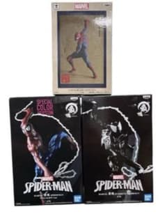 スパイダーマン　フィギュア　3点セット　超人技画・豪塊　marvel