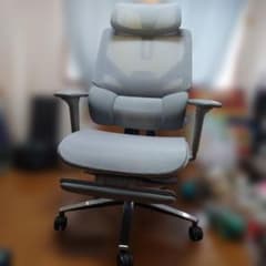 美品】EastForce LUMBIRT オフィスチェア グレー メッシュ - メルカリ