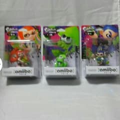 スプラトゥーン  アミーボ  イカ、ガール、ボーイのセット 新品未使用のサムネイル