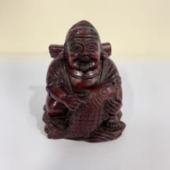 木彫　恵比寿神 坐像 高さ 8cmのサムネイル