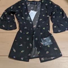 futafuta BLACK CLOSET 100サイズ　羽織り？黒のサムネイル