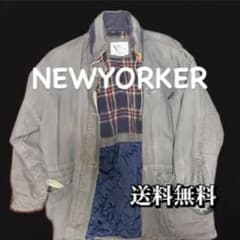 NEWYORKER ブルゾン ジャケット 裏地チェック キルティングのサムネイル