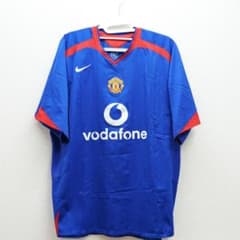 ナイキ マンチェスターユナイテッド 05/06 アウェイユニフォーム　L NIKE マンチェスターユナイテッド 05/06 ユニフォーム アウェイ 半袖