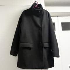 しまむら　2wayコート ダークブラウン Mサイズのサムネイル