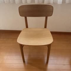 無印良品 ラウンドチェア・オーク材 1点 - メルカリ