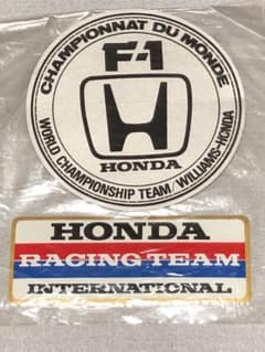 HONDA F1 World Championship ステッカー 2枚　未使用のサムネイル