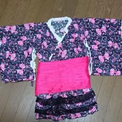浴衣ドレス 120 女の子のサムネイル