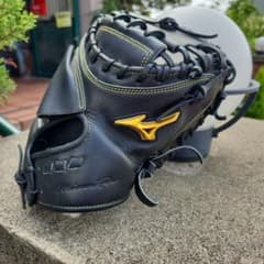 ミズノプロ　キャッチャーミット 軟式　ブラックのサムネイル
