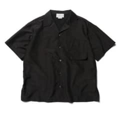 YOKE シルクコットン半袖シャツ ブラックのサムネイル