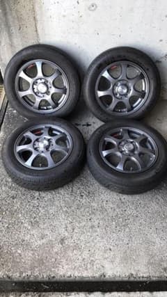 155/65r13 13インチタイヤホイールセット　軽自動車などにのサムネイル