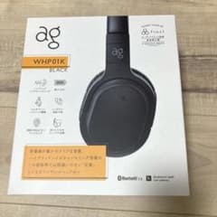 ag WHP01K ブラック　ワイヤレスヘッドホンのサムネイル