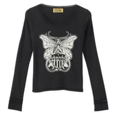 HYSTERIC GLAMOUR バタフライプリント 長袖カットソー - メルカリ